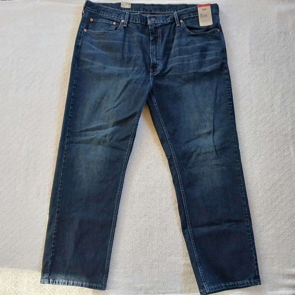 levis 559 relaxed straight jeans new mens 42×30 denim